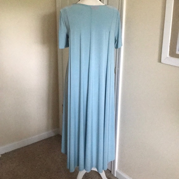 Sea Foam Green High Low Dress - Picture 3 of 7